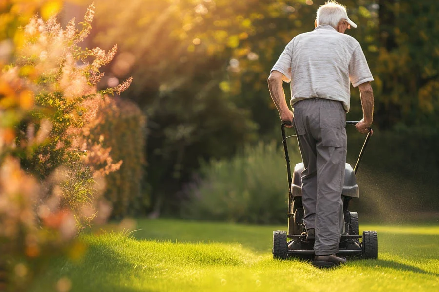 cordless self propelled lawn mowers